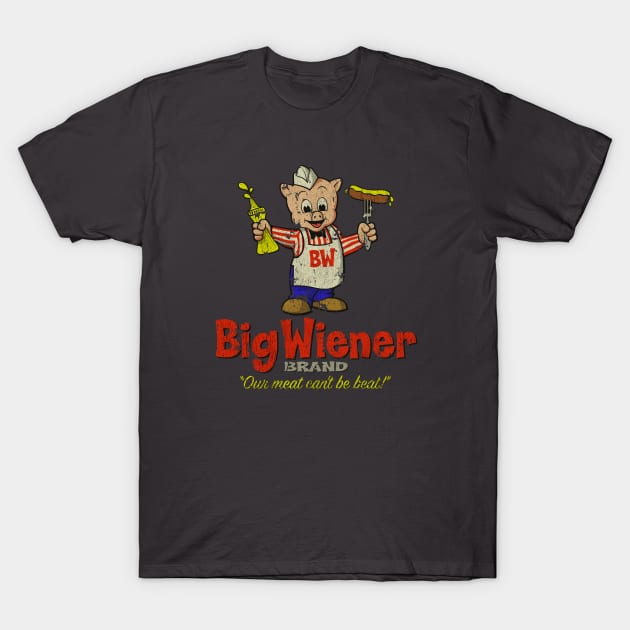 Big Wiener Brand T-Shirt by JCD666